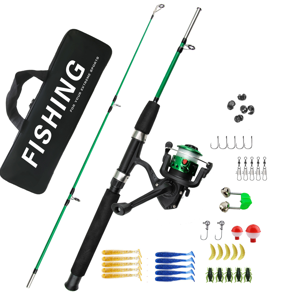 2 Sections Ice Fishing Rod Com - đánh giá và giá Ice Fishing Reel
