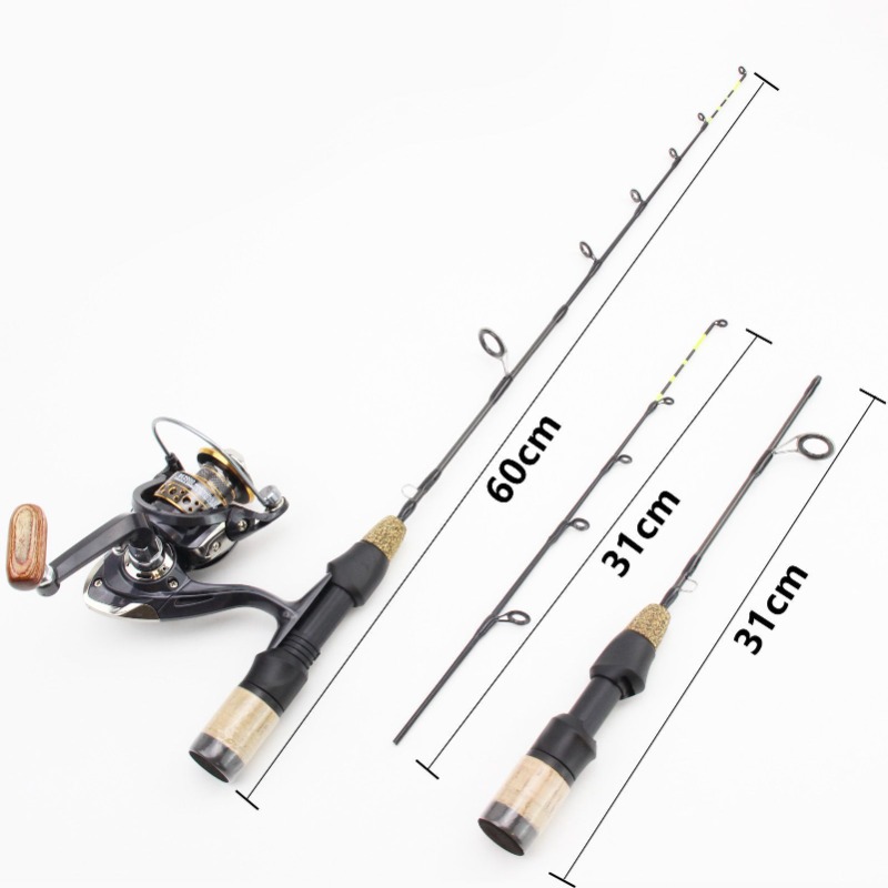 60cm 2 Tips Rod Reel Combos Wi - đánh giá và giá Ice Fishing Reel