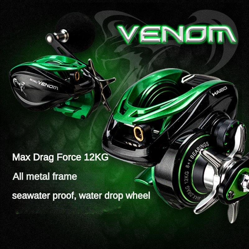 HAIBO VENOM Anti-saltwater Fis - đánh giá và giá Ice Fishing Reel