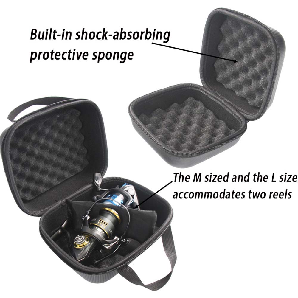 JSFUN Fishing Reel Case S/M/L  - đánh giá và giá Spincast Reel