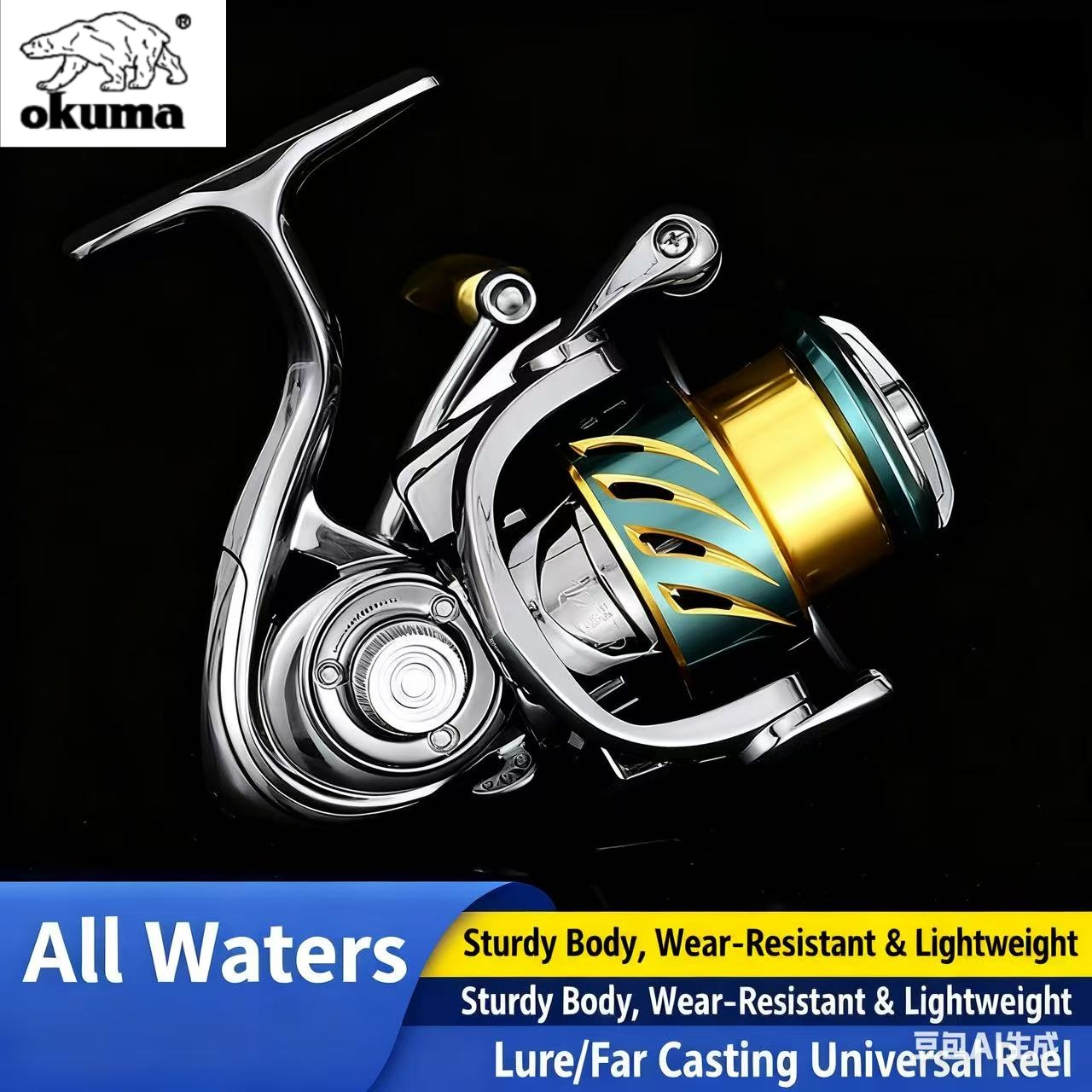 Okuma Fishing Tackle Spinning  - đánh giá và giá Reel Drag Knob
