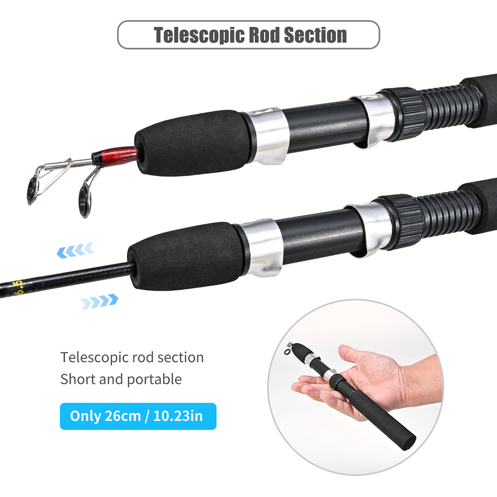 1 Set Fishing Rod With Fishing - đánh giá và giá Ice Fishing Reel