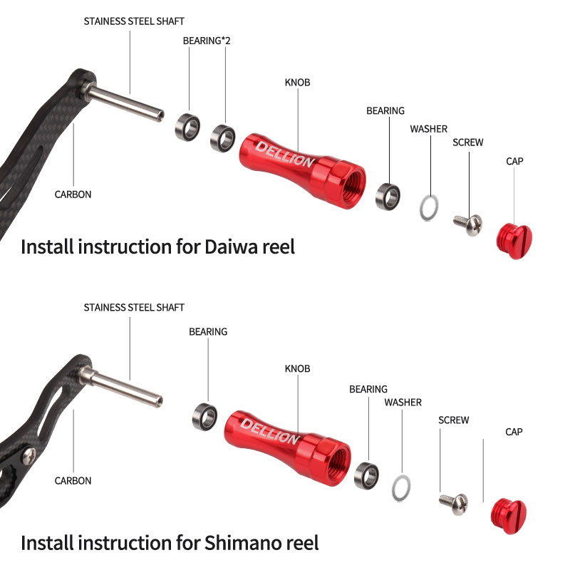 Ruke 1pc Fishing Reel Handle K - đánh giá và giá Reel Drag Knob