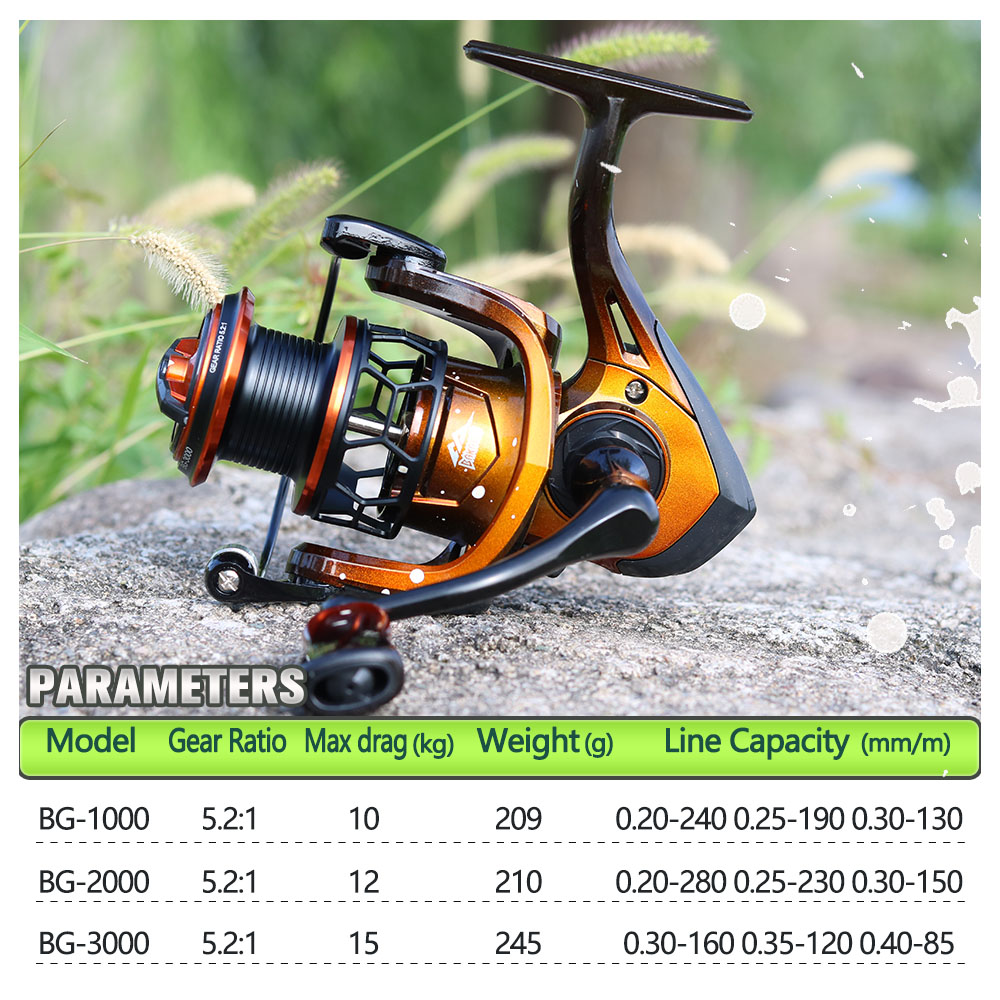 JOSBY Spinning Fishing Reel 10 - đánh giá và giá Reel Drag Knob