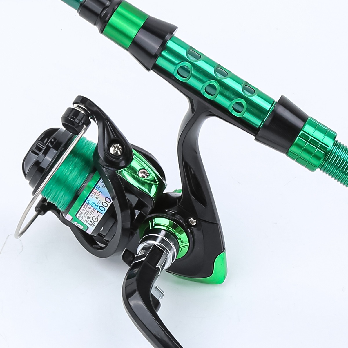 1.8 Meters Green Carbon Fiber  - đánh giá và giá Conventional Reel